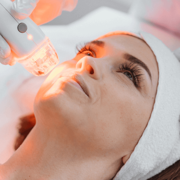 Laser Resurfacing - Single Session - Face treatment with facial laser device for skin rejuvenation, reducing fine lines, sun damage, acne scars