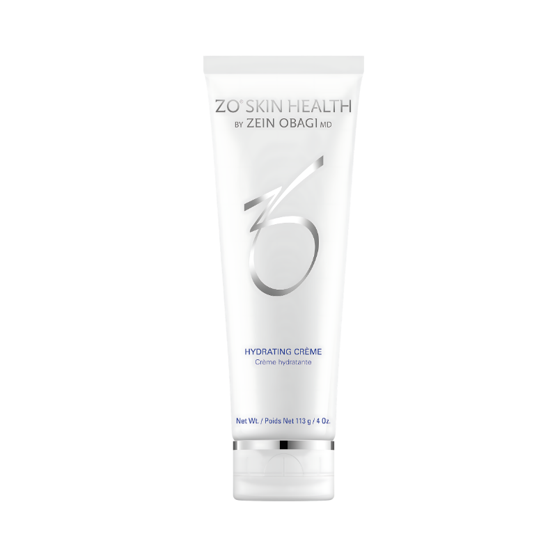 ZO Skin Health Hydrating Crème Bottle on a White Background