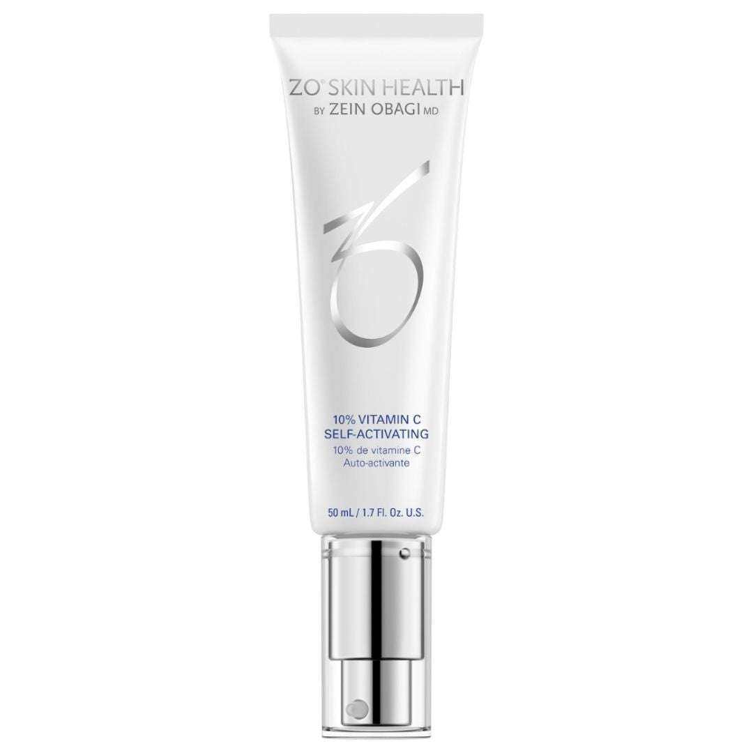 ZO Vitamin C Serum 10% – L-ascorbic acid brightening serum tube by ZO Skin Health, water-free stabilized antioxidant