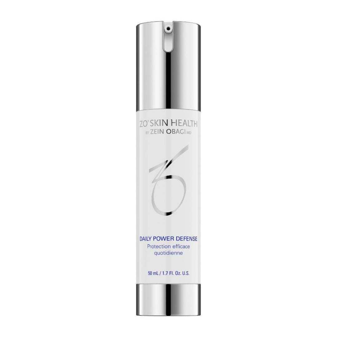 ZO Daily Power Defense antioxidant-rich serum bottle for skin barrier strengthening and anti-aging protection