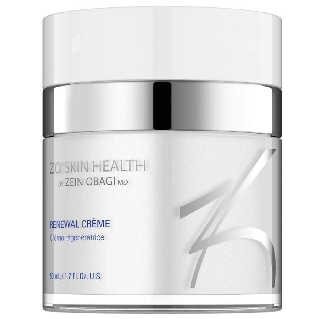 ZO Renewal Crème hydrating moisturizer for dry, sensitive, and post-procedure skin with peptides and antioxidants