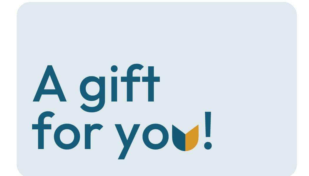 Merrion Medical Aesthetics gift card graphic – "A gift for you!" for self-care, skincare treatments and injectables in Oakville