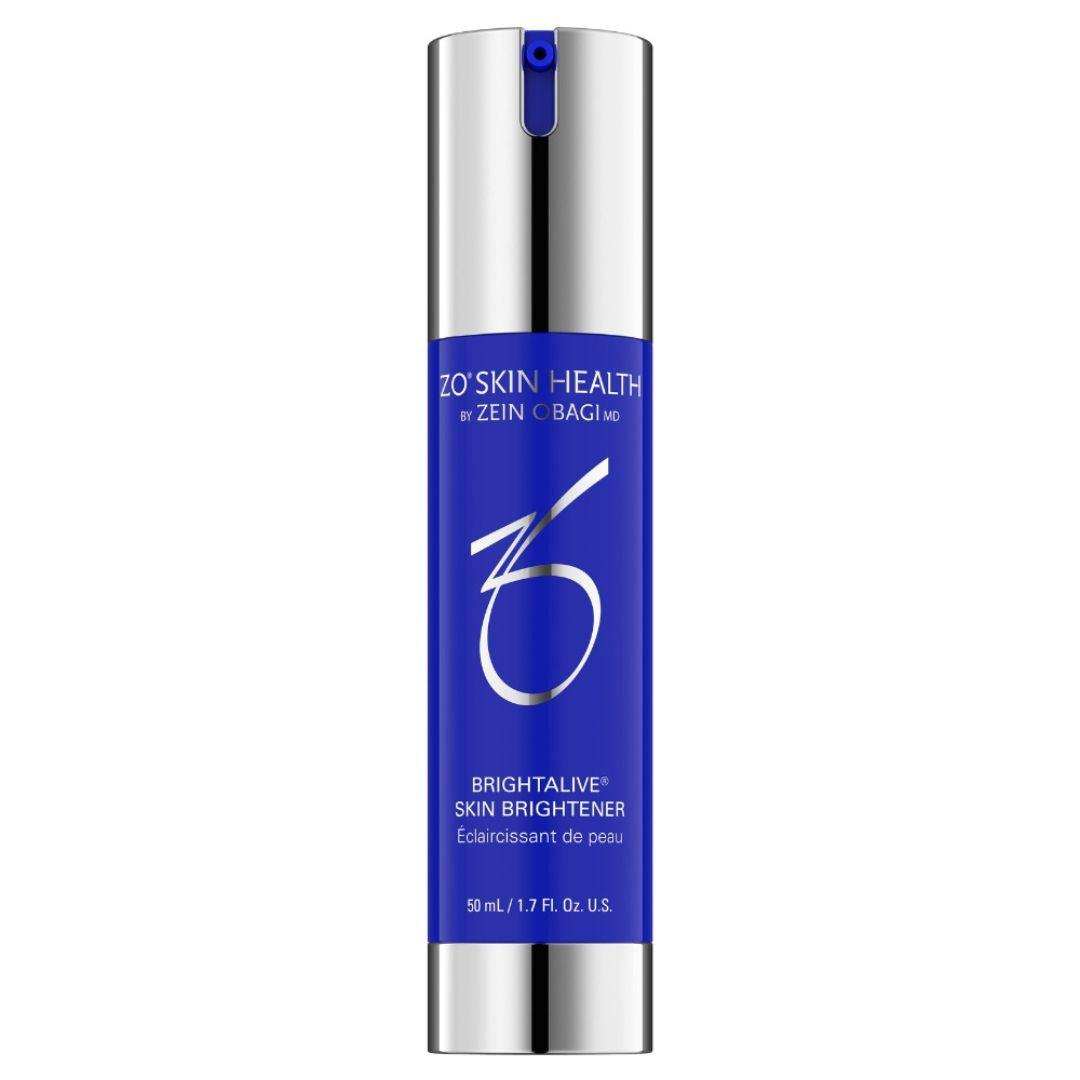 ZO Brightalive Skin Brightener bottle, non-retinol brightening treatment for dark spots and uneven skin tone
